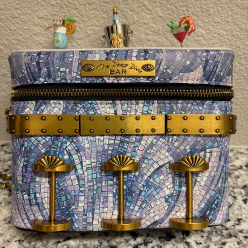 Betsey Johnson Drink Like A Fish Dive Bar Crossbody